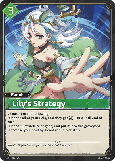 Lily's Strategy card