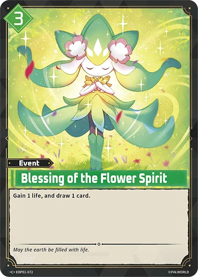 Blessing of the Flower Spirit card