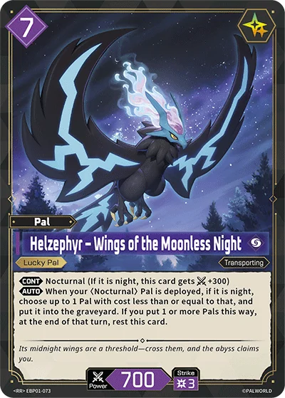 Helzephyr – Wings of the Moonless Night card