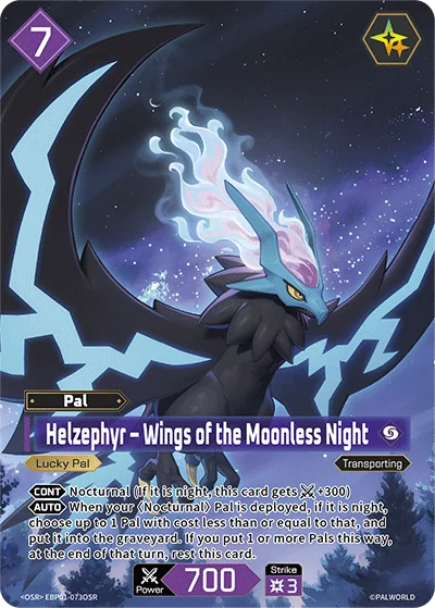 Helzephyr – Wings of the Moonless Night card