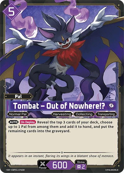 Tombat – Out of Nowhere!? card