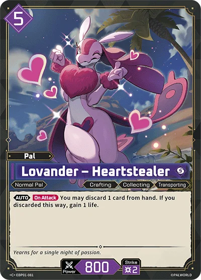 Lovander – Heartstealer card