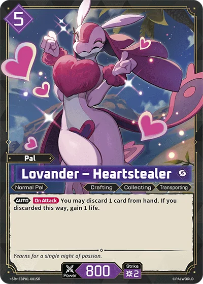 Lovander – Heartstealer card