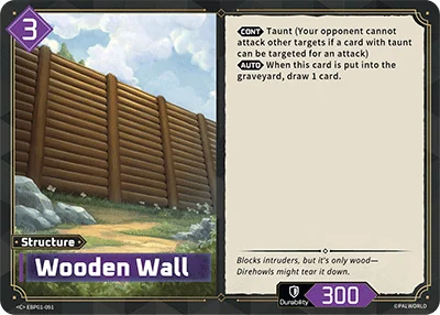 Wooden Wall card
