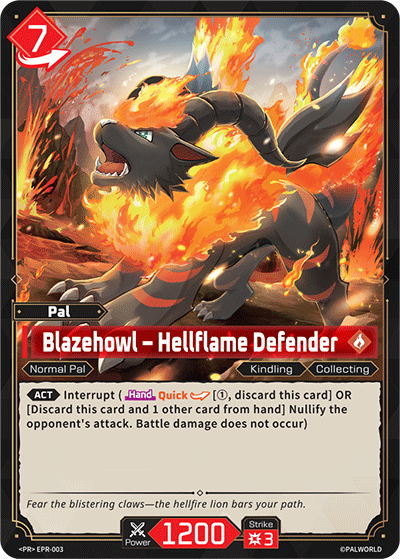 Blazehowl – Hellflame Defender card
