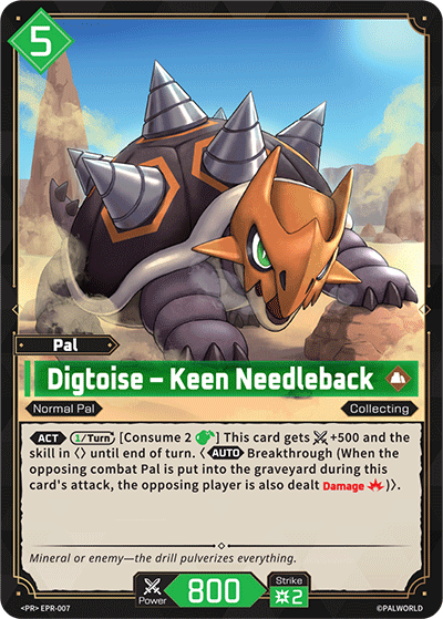 Digtoise – Keen Needleback card
