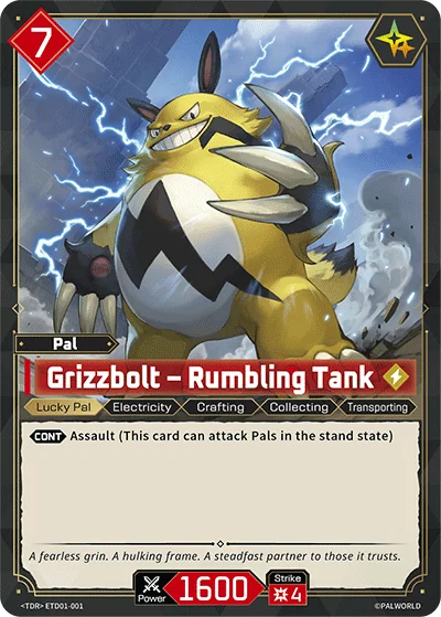 Grizzbolt – Rumbling Tank card