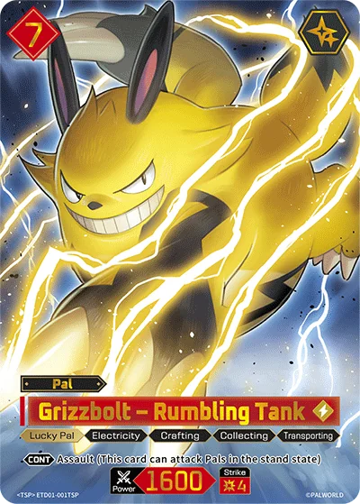 Grizzbolt – Rumbling Tank card