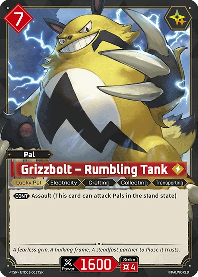 Grizzbolt – Rumbling Tank card