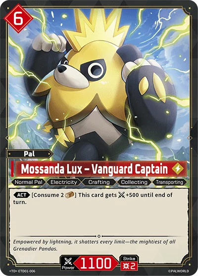 Mossanda Lux – Vanguard Captain card