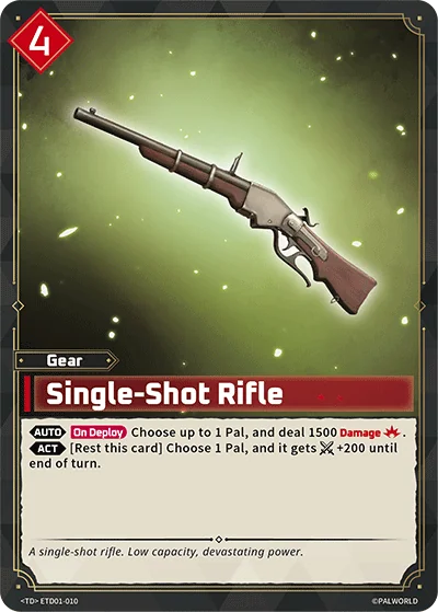 Single-Shot Rifle card