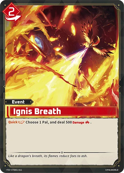 Ignis Breath card