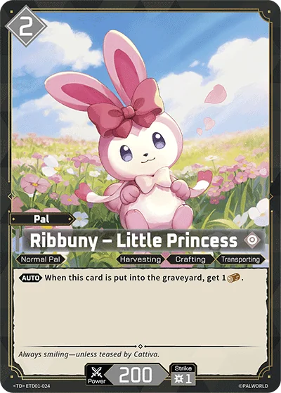 Ribbuny – Little Princess card
