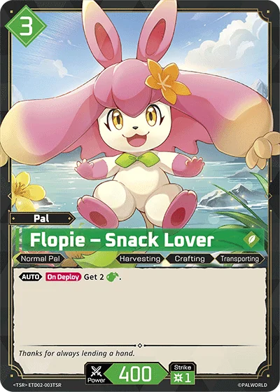 Flopie – Snack Lover card