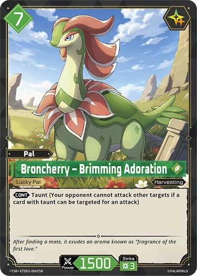 Broncherry – Brimming Adoration card